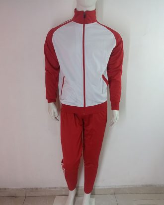PANTS BLANCO ROJO RAYAS BLANCAS TALLA M