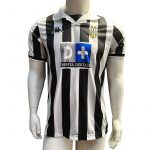 Jersey Kappa Retro Juventus Negro Blanca Manga Corta