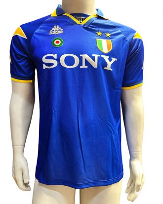 Jersey Kappa Retro Juventus Azul Rey Manga Corta