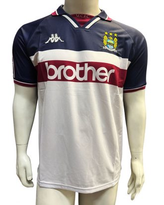 Jersey Kappa Retro Manchester City Manga Corta