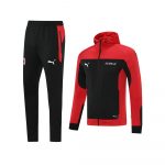 PANTS MILAN NEGRO CON ROJO CON GORRA TALLA L