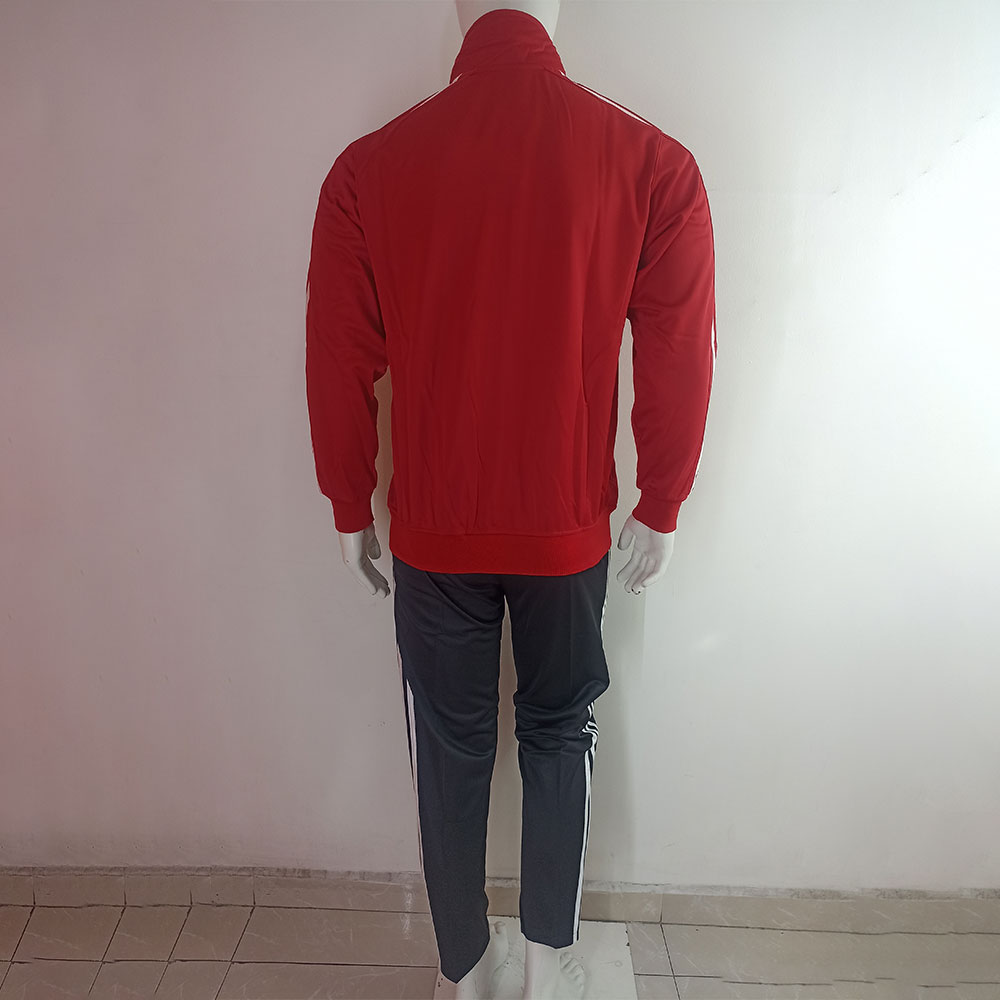 PANTS ROJO NEGRO RAYAS BLANCAS TALLA M - Imagen 2